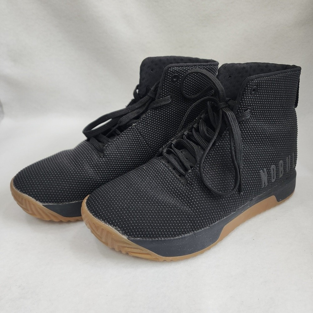 Nobull Outwork High Top Unisex M8/W9.5 Training Sneakers Black Athletic Shoes
